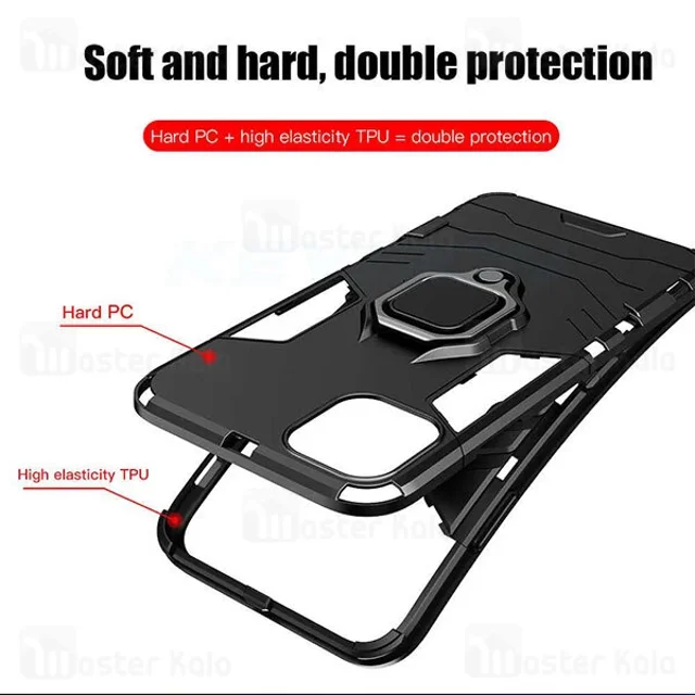 گارد ضد ضربه انگشتی Apple iPhone 12 Pro Max KEYSION ShockProof Armor Ring - تصویر 4