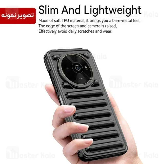 قاب پافر ضد ضربه شیائومی Xiaomi Poco C61 TPU Capsule Shockproof - تصویر 5