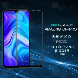 محافظ صفحه شیشه ای تمام صفحه تمام چسب نیلکین Xiaomi Redmi 9A / 9C Nillkin CP+ Pro - تصویر 2