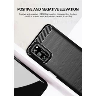 قاب محافظ ژله ای هواوی Huawei Honor V30 / V30 Pro Rugged Armor Fiber Carbon - تصویر 8