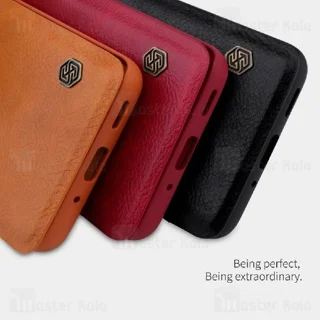 کیف چرمی نیلکین سامسونگ Samsung Galaxy S20 Nillkin Qin Leather Case - تصویر 5
