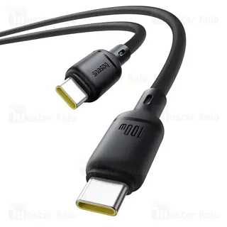 کابل Type-C به Type-C بیسوس Baseus Silky Series P10377704113-00 طول 1 متر توان 100 وات - تصویر 3