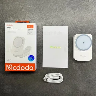 استند و شارژر وایرلس چند کاره مگنتی مک دودو Mcdodo CH-5090 با قابلیت شارژ اپل واچ - تصویر 7