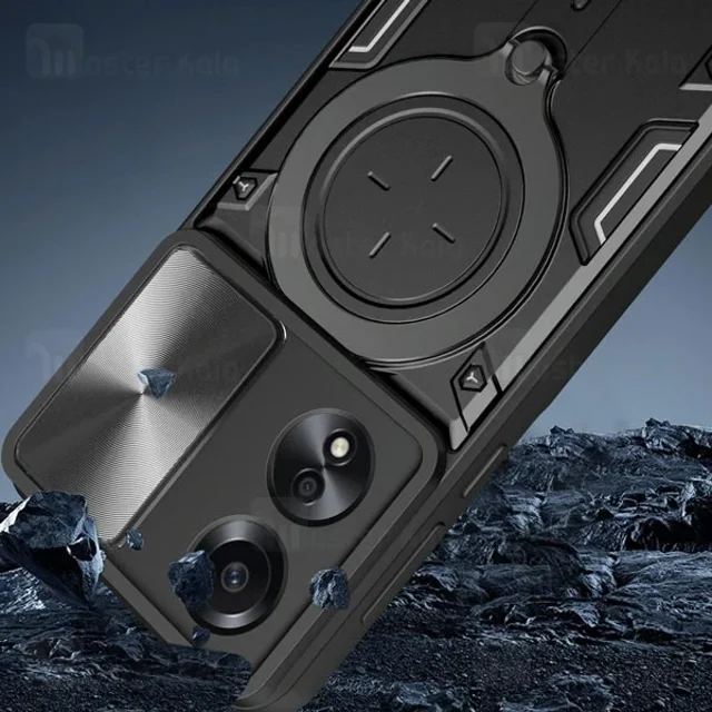 قاب ضد ضربه مگنتی اوپو Oppo A58 4G Magnetic Support Case دارای محافظ دوربین - تصویر 3
