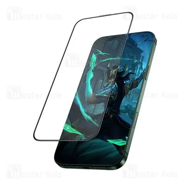گلس تمام صفحه تمام چسب آیفون گرین لاین Apple iPhone 16 Pro Green Lion 9H Steve Matte - تصویر 2