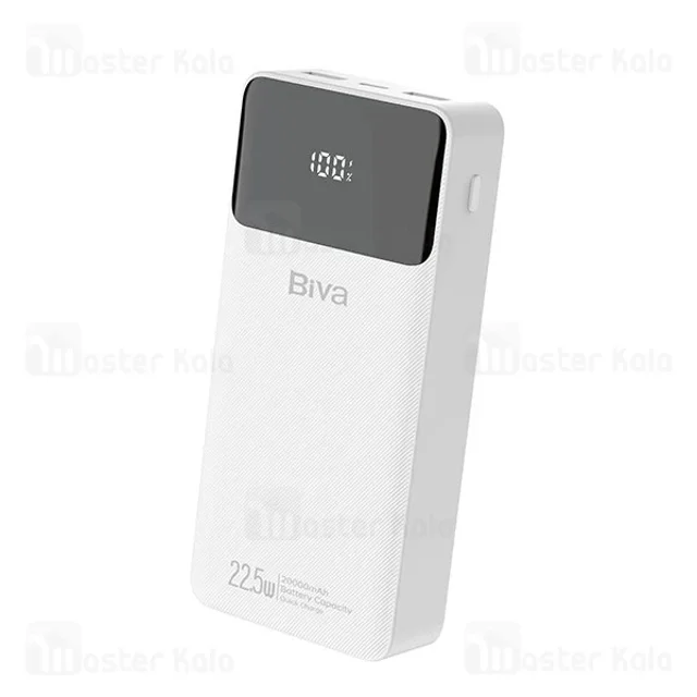 پاوربانک 20000 بیوا Biva BP-019 Power Bank Digital Display توان 22.5 وات - تصویر 3