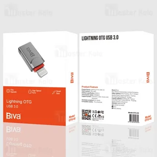 تبدیل OTG لایتنینگ به USB3.0 بیوا Biva OTG-02 - تصویر 3
