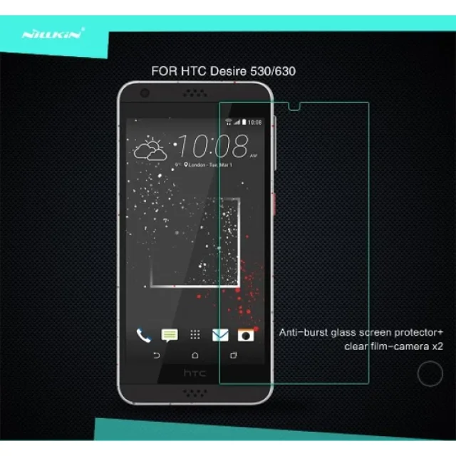 محافظ صفحه نمایش شیشه ای نیلکین اچ تی سی Nillkin H Glass HTC Desire 530 / 630 - تصویر 2