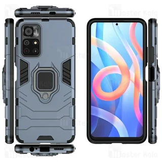 گارد ضد ضربه انگشتی شیائومی Xiaomi Redmi Note 11 5G (China) Black Panther KEYSION Armor - تصویر 2
