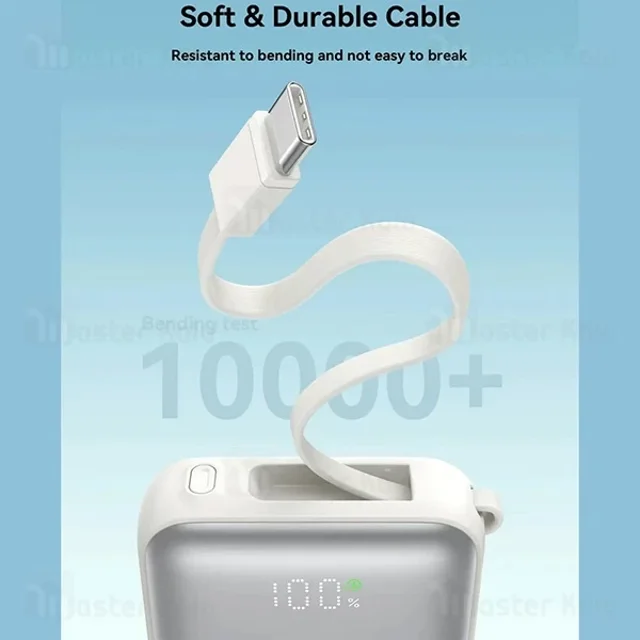 پاوربانک 10000 جویروم Joyroom JR-PBF27 توان 22.5 وات با کابل متصل جمع شونده - تصویر 4