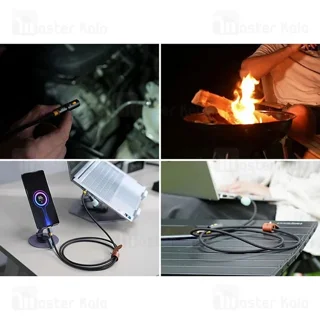 کابل Type-C به Type-C چندکاره بیوا Biva C-38 4 in 1 Multifunction Data Cable طول 1.2 متر - تصویر 5