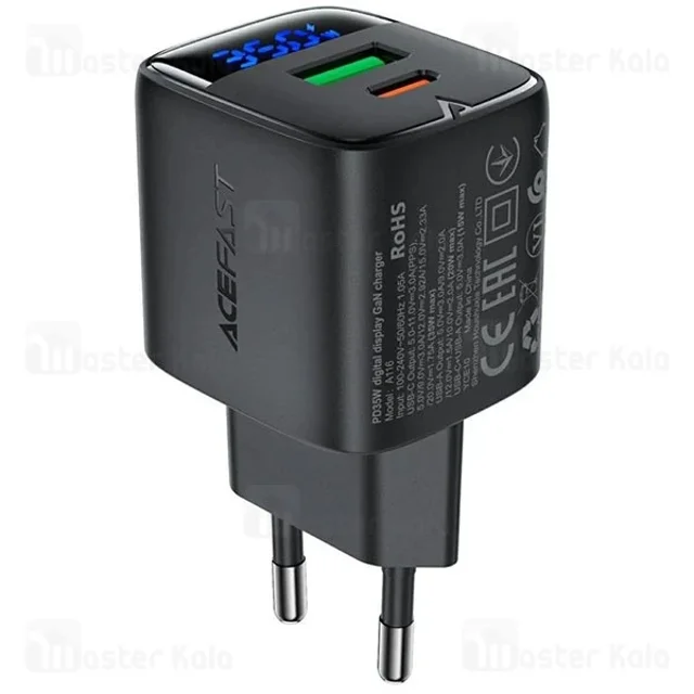 شارژر دیواری ایس فست ACEFAST A116 PD35W GaN Fast Charger توان 35 وات - تصویر 2