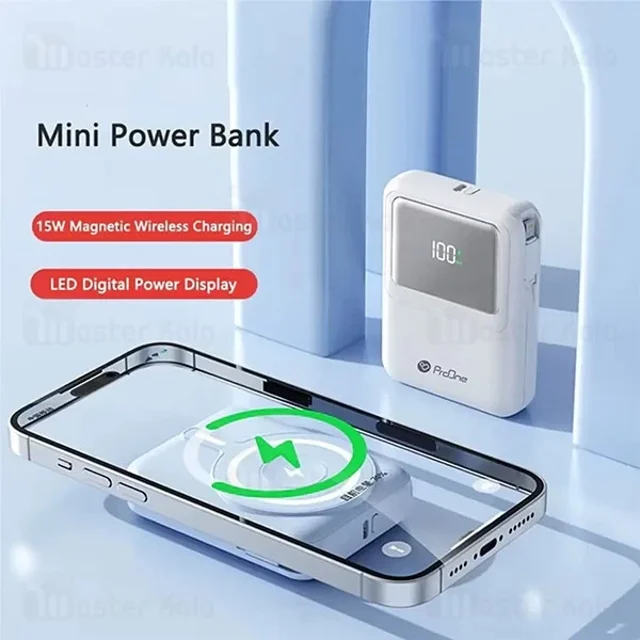 پاوربانک وایرلس 10000 پرووان Proone PPB5116N توان 22.5 وات - تصویر 5
