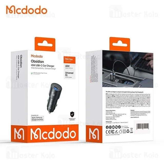 شارژر فندکی مک دودو Mcdodo CC-5340 توان 45 وات - تصویر 7