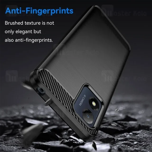 قاب فیبر کربنی موتورولا Motorola Moto G04 Rugged Armor Fiber Carbon - تصویر 5
