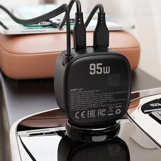 شارژر فندکی ایس فست ACEFAST B17 95W Fast Charger توان 95 وات همراه با کابل متصل - تصویر 6