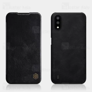 کیف چرمی نیلکین سامسونگ Samsung Galaxy A01 / A015 Nillkin Qin Leather Case - تصویر 2