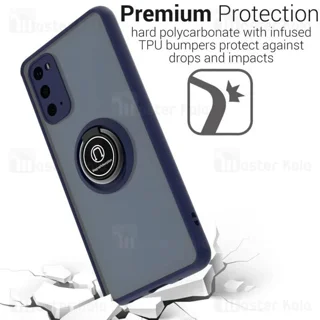 قاب مات هیبریدی انگشتی Samsung Galaxy S20 Matte Hybrid Ring Case - تصویر 6