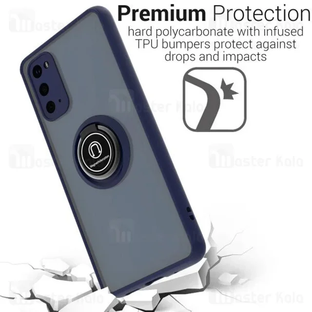 قاب مات هیبریدی انگشتی Samsung Galaxy S20 Matte Hybrid Ring Case - تصویر 6