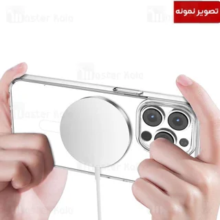 قاب محافظ مگ سیف گرین لاین آیفون Apple iPhone 14 Plus Green Lion Magsafe Delgado Clear - تصویر 8
