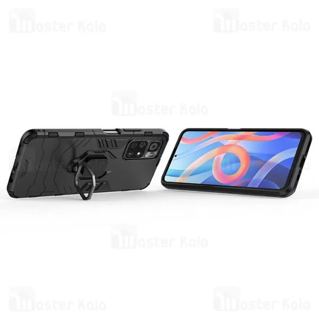 گارد ضد ضربه انگشتی شیائومی Xiaomi Redmi Note 11 5G (China) Black Panther KEYSION Armor - تصویر 7