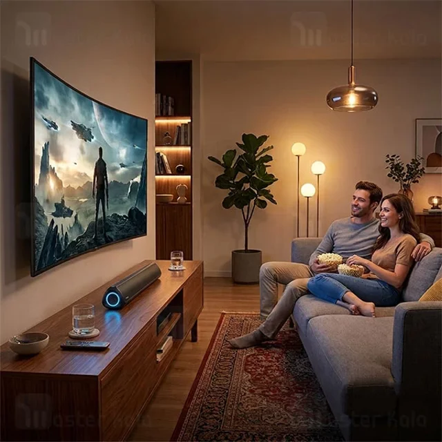 ساندبار بلوتوث هیسکا Hiska B60 توان 20 وات فلش و رم خور - تصویر 6