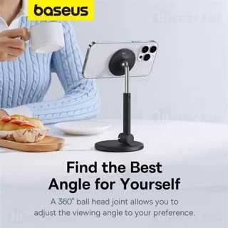 هولدر و پایه نگهدارنده رومیزی بیسوس Baseus BS-HP014 MagPro B10564100121-00 مگنتی - تصویر 5