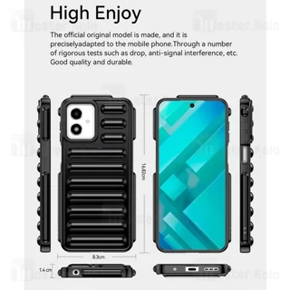 قاب پافر ضد ضربه موتورولا Motorola Moto G14 TPU Capsule Shockproof - تصویر 6
