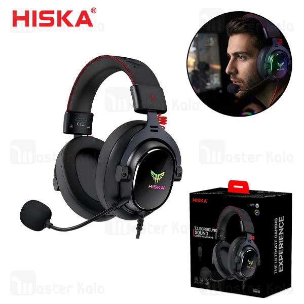 هدفون سیمی گیمینگ هیسکا Hiska GHR-08