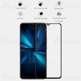 محافظ صفحه شیشه ای تمام صفحه تمام چسب نیلکین ویوو vivo iQOO XD CP+ Max - تصویر 7