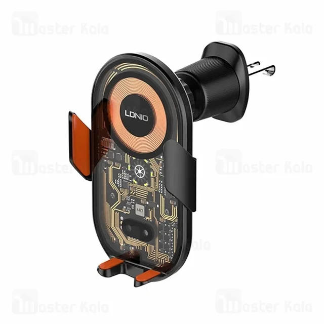 هولدر و شارژر وایرلس دریچه کولری هوشمند الدینیو LDNIO MA30 توان 15 وات - تصویر 2