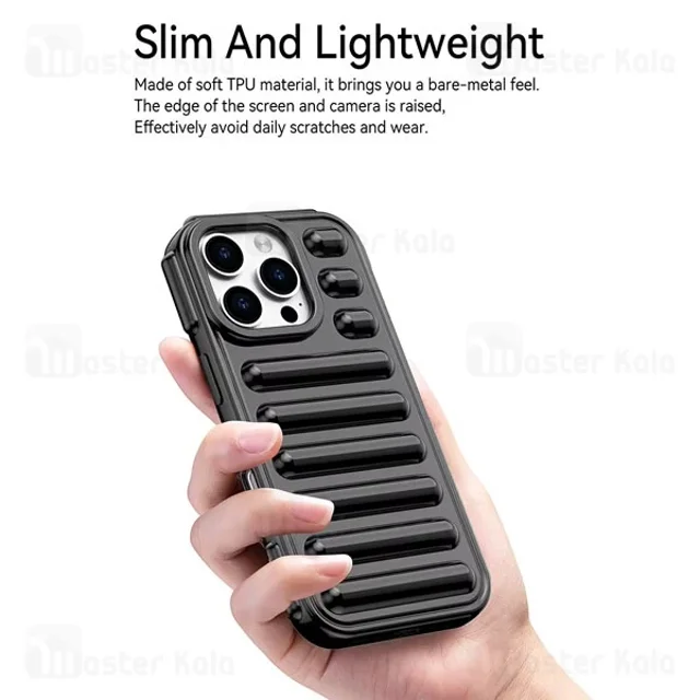 قاب پافر ضد ضربه آیفون Apple iPhone 16 Pro Max TPU Capsule ShockProof - تصویر 4