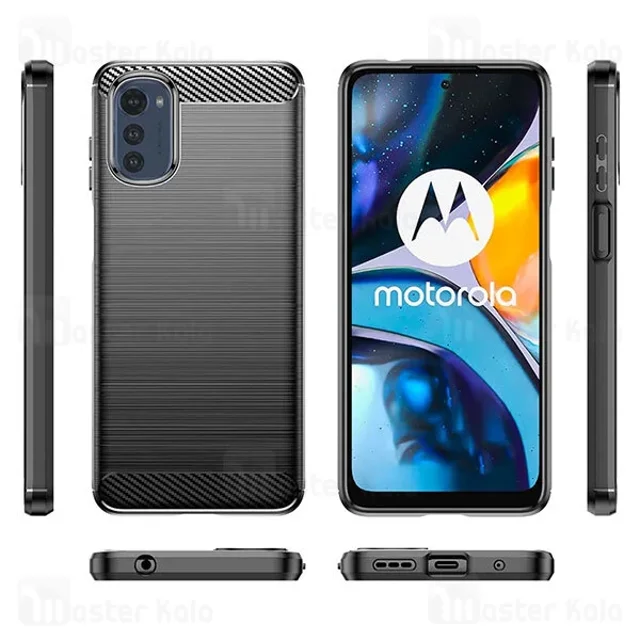 قاب فیبر کربنی موتورولا Motorola Moto E32s Rugged Armor Fiber Carbon - تصویر 2