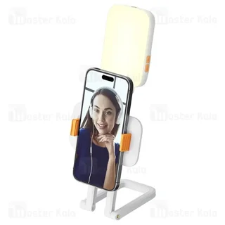 چراغ استند دار تاشو رومیزی پرودو Porodo PD-LFST062-BK Foldable RGB Fill Light Stand - تصویر 2