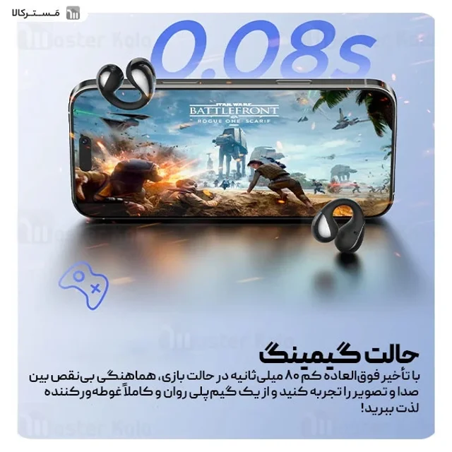 هندزفری بلوتوث ساندپیتز SoundPeats PearlClip Pro - تصویر 8