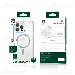قاب محافظ مگ سیف گرین لاین آیفون Apple iPhone 13 Pro Green Lion Matt Magsafe 2 - تصویر 8