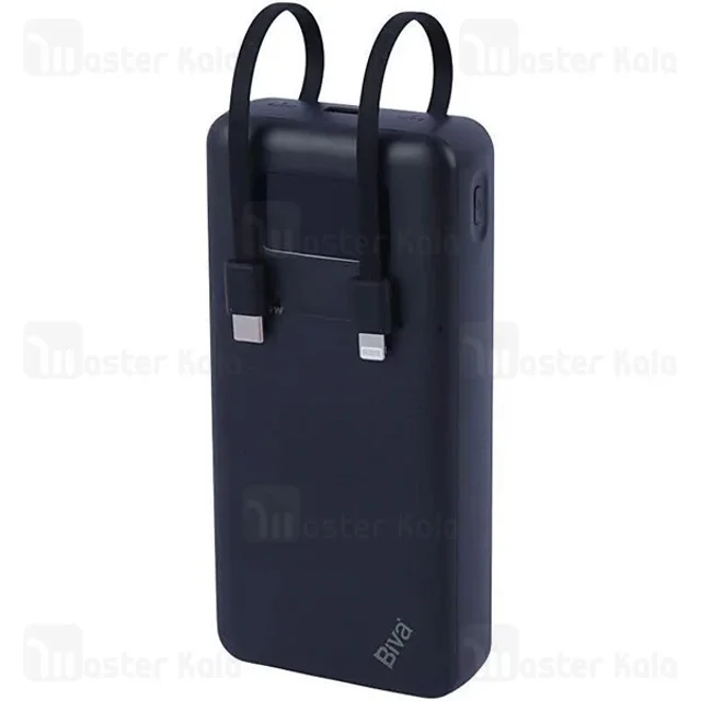 پاوربانک 20000 بیوا Biva BP-047 توان 22.5 وات با کابل متصل - تصویر 4