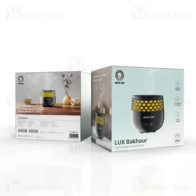 دستگاه بخور عود گرین لاین Green Lion LUX Bakhour GNLUXEBKHBK - تصویر 7
