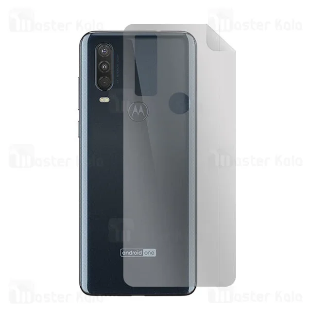 پک برچسب پلاستیکی پشت و رو موتورولا Motorola One Action Plastic 2 in 1 Protector - تصویر 3
