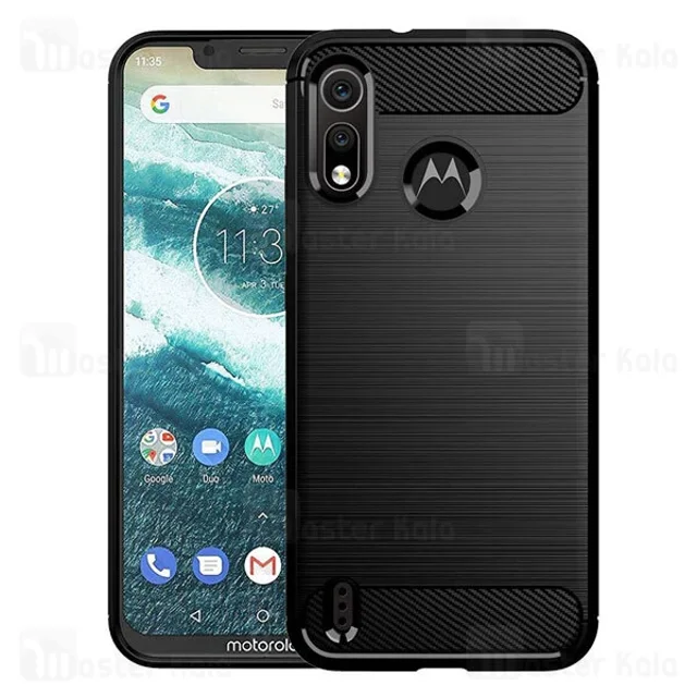 قاب محافظ ژله ای موتورولا Motorola P40 Play Rugged Armor Fiber Carbon - تصویر 3