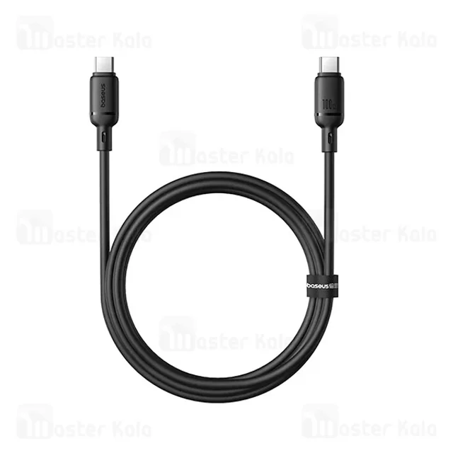 کابل Type-C به Type-C بیسوس Baseus Silky Series P10377704113-00 طول 1 متر توان 100 وات - تصویر 4