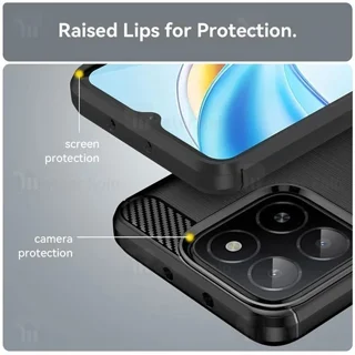 قاب فیبر کربنی هانر Honor X5B / X5B Plus Rugged Armor Fiber Carbon - تصویر 6