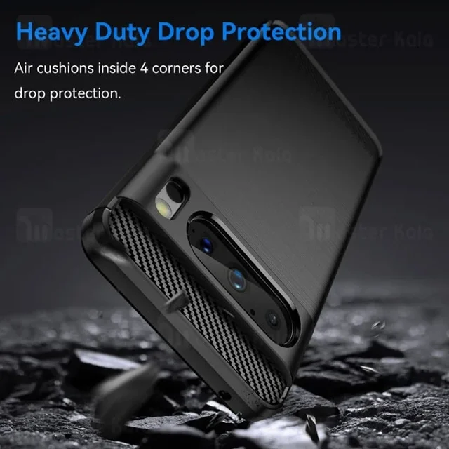 قاب فیبر کربنی گوگل Google Pixel 8 Pro Rugged Armor Fiber Carbon - تصویر 5