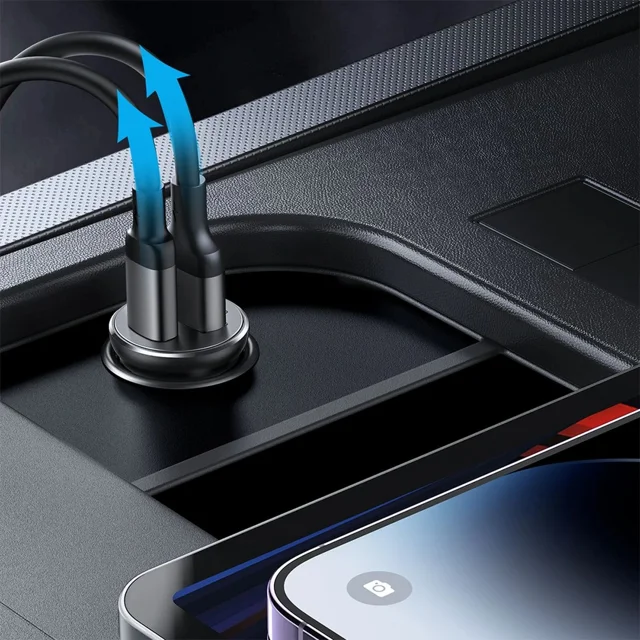 شارژر فندکی 30W پورت USB-C و USB-A برند جویروم مدل JR-CCN05 - تصویر 5