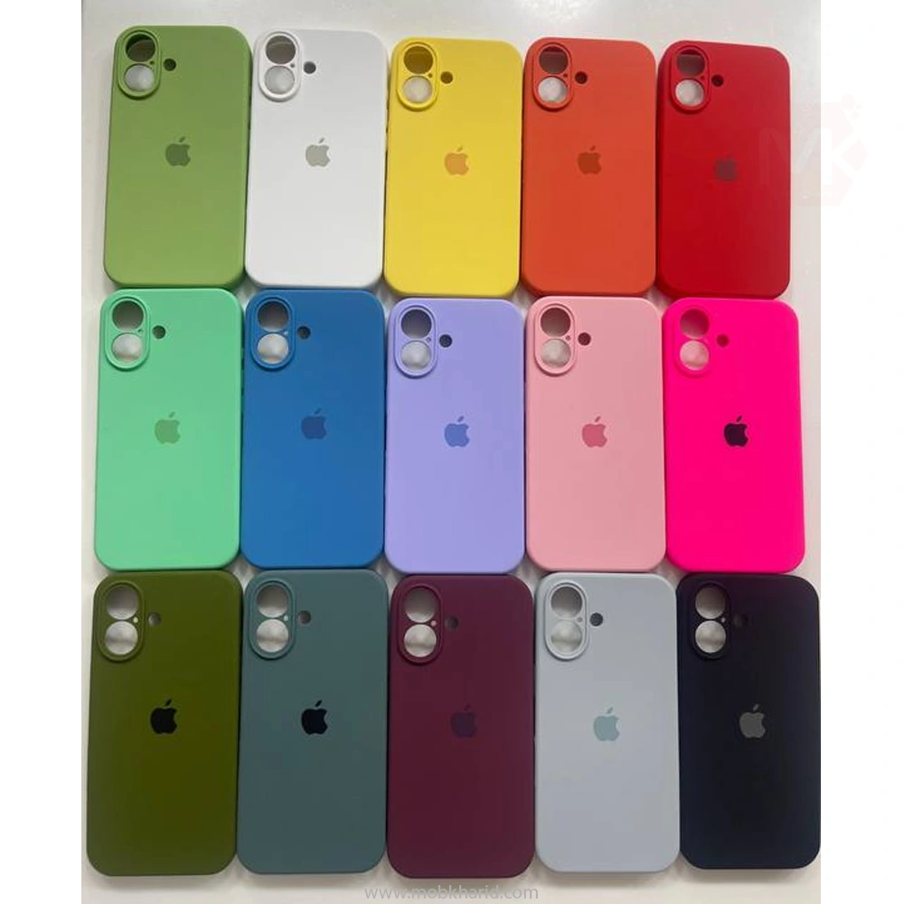 قاب سیلیکونی محافظ لنز دار آیفون ۱۶