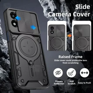 قاب ضد ضربه مگنتی موتورولا Motorola Moto G04 Magnetic Support Case دارای محافظ دوربین - تصویر 8