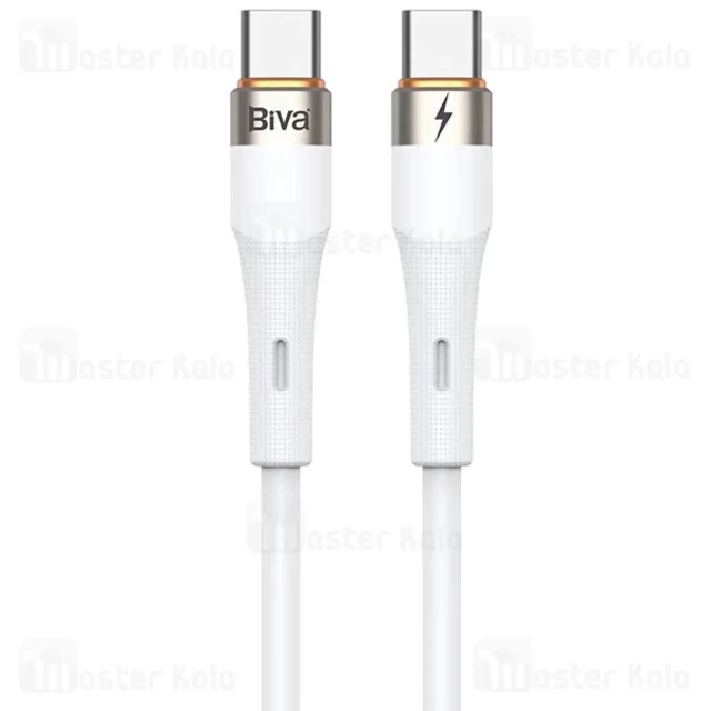کابل Type C به Type C بیوا Biva C-21CC طول 1.2 متر توان 15 وات - تصویر 2