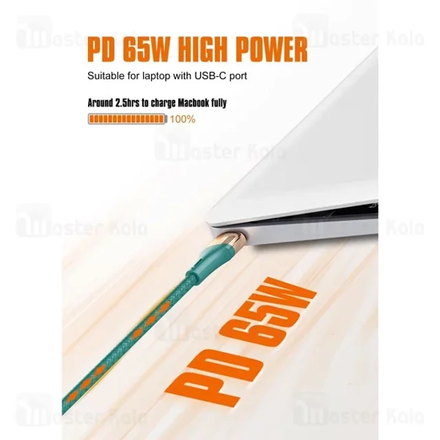 کابل Type-C به Type-C الدینیو Ldnio LC632C C15 طول 2 متر توان 65 وات - تصویر 4