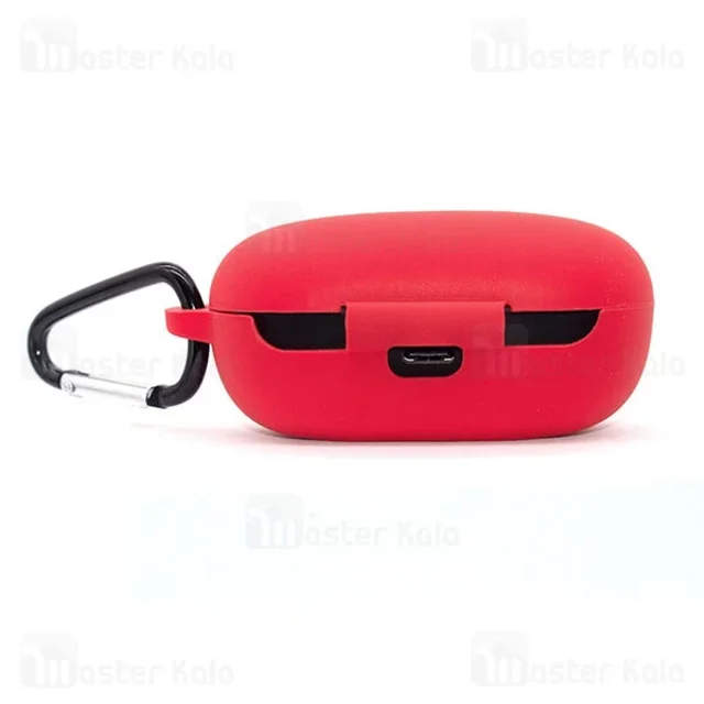 کاور محافظ سیلیکونی هندزفری کیو سی وای Xiaomi QCY T17s / T17 دارای قلاب آویز - تصویر 5