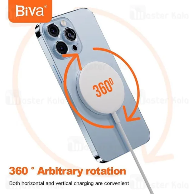 شارژر وایرلس مگنتی بیوا Biva WLC-07 توان 15 وات - تصویر 4